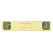 Moeder en Baby Whitetail Herten Geel Medium Tafelloper (Horizontaal)