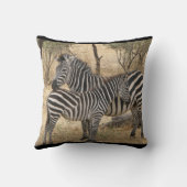 Moeder en Baby Zebra Pillow Kussen (Achterkant)