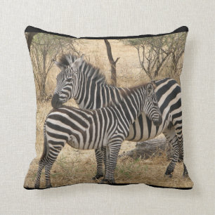 Moeder en Baby Zebra Pillow Kussen