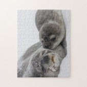 Moeder en Baby zeewier Legpuzzel (Verticaal)