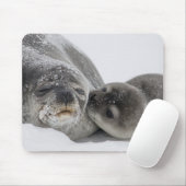 Moeder en Baby zeewier Muismat (Met muis)