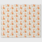 Moeder- en babyboerenbos cadeaupapier (Vlak)