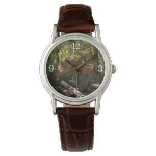 Moeder en babyhert in Shenandoah National Park Horloge