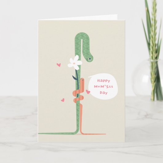 Moeder- en babyslangen kaart (Voorkant)