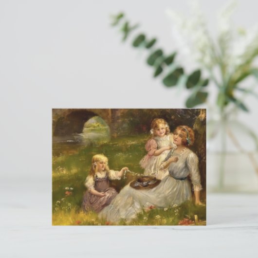 Moeder en Daughters Briefkaart (Staand voorkant)