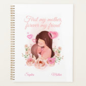 Moeder en dochter, aangepaste namen planner (Voorkant)