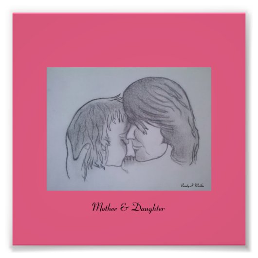 Moeder en dochter...afdrukken foto afdruk (Voorkant)