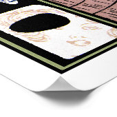 Moeder en dochter - Art Nouveau Poster (Hoek)