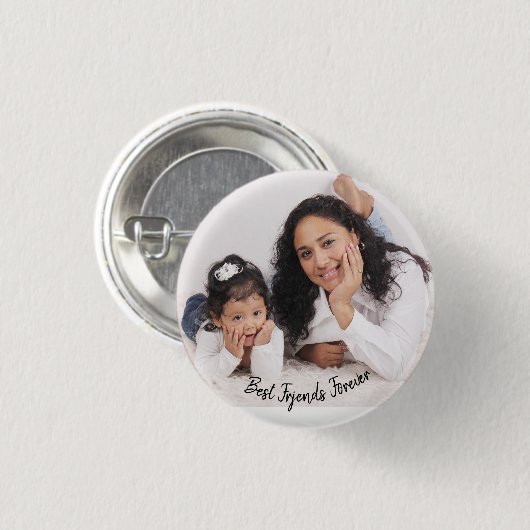 Moeder en dochter Best Friend Forever Ronde Button 3,2 Cm (Voorkant /achterkant)