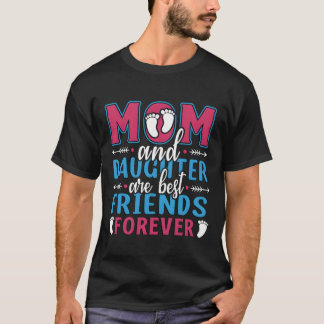 Moeder en dochter Beste vrienden voor altijd Quote T-shirt