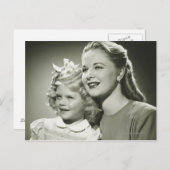 Moeder en Dochter Briefkaart (Voorkant / Achterkant)