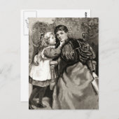 moeder en dochter briefkaart (Voorkant / Achterkant)