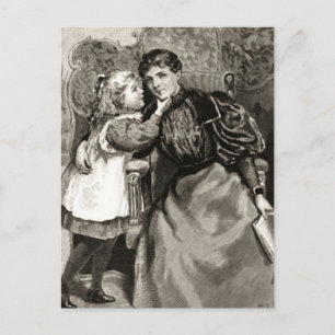  moeder en dochter briefkaart