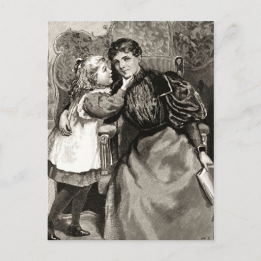 moeder en dochter briefkaart (Voorkant)