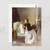 Moeder en dochter briefkaart (Voorkant / Achterkant)