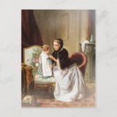 Moeder en dochter briefkaart (Voorkant)