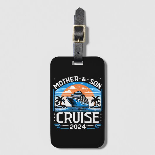 Moeder En Dochter Cruise 2024 Bagagelabel (Voorkant (verticaal))