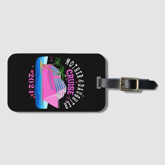 Moeder en dochter Cruise 2024 Bagagelabel (Voorkant (horizontaal))