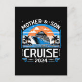 Moeder en dochter Cruise 2024 Briefkaart (Voorkant)