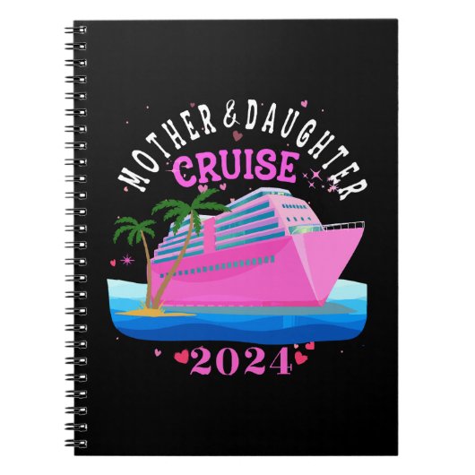 Moeder en dochter Cruise 2024 Notitieboek (Voorkant)
