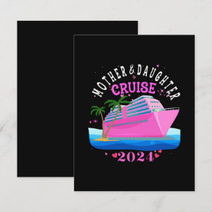 Moeder En Dochter Cruise 2024 Notitiekaartje