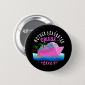 Moeder en dochter Cruise 2024 Ronde Button 5,7 Cm (Voorkant /achterkant)