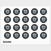 Moeder en dochter Cruise 2024 Ronde Sticker (Vel)