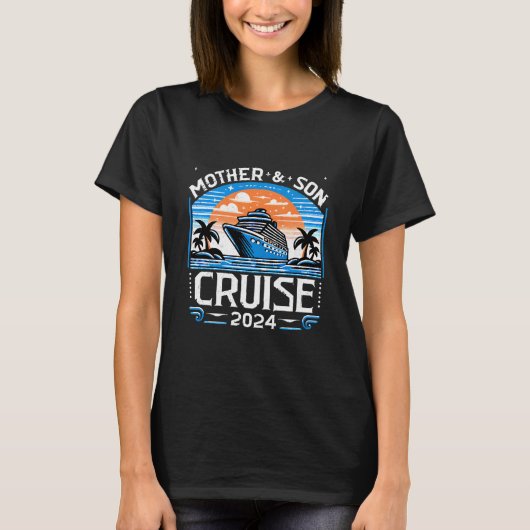 Moeder En Dochter Cruise 2024 T-shirt (Voorkant)