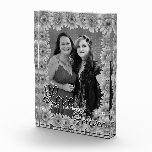 Moeder en dochter Daisy Lijst Photo Block Fotoblokken (Rechts)