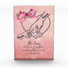 Moeder en dochter fotoblokken