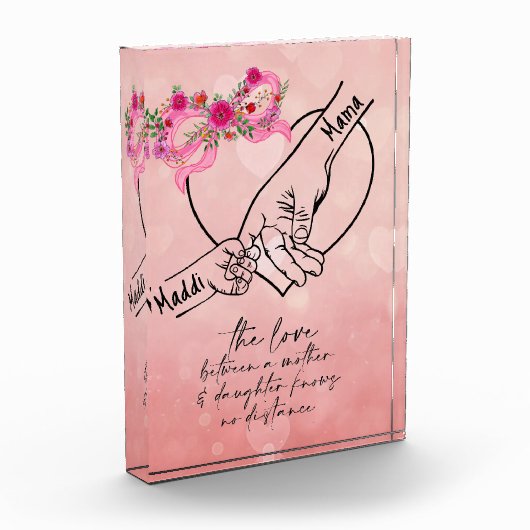 Moeder en dochter fotoblokken (Links)