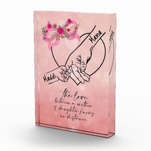 Moeder en dochter fotoblokken (Rechts)