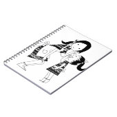 Moeder en dochter gedrukt notitieboek (Linkerzijde)