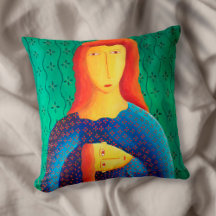 Moeder En Dochter Heden Daagse Kunst Schilderij