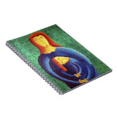 Moeder en dochter hedendaagse kunst schilderen notitieboek (Rechterzijde)