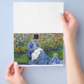 Moeder en dochter in tuin flyer (Hand)