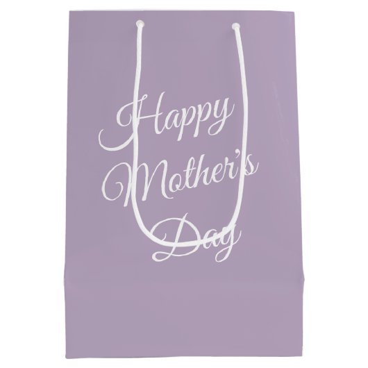 Moeder en dochter in Wisteria Garden Medium Cadeauzakje (Achterkant)