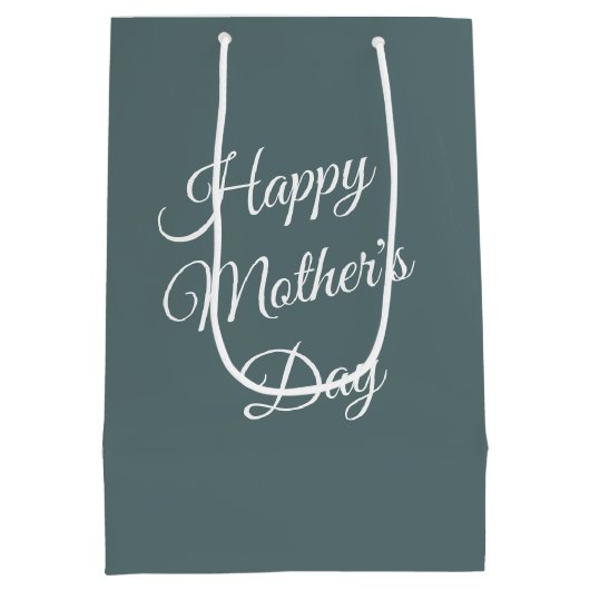 Moeder en dochter in Wisteria Medium Cadeauzakje (Achterkant)