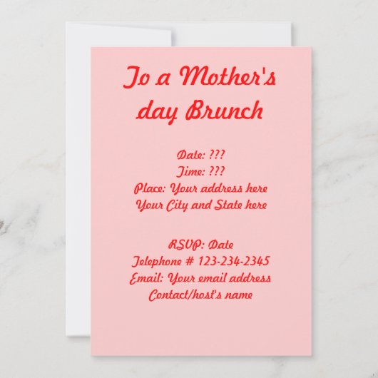 Moeder en dochter kaart (Achterkant)