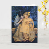 moeder en dochter kaart (Gele Bloem)