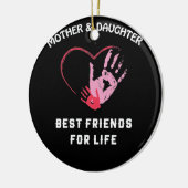 MOEDER EN DOCHTER KERAMISCH ORNAMENT (Links)