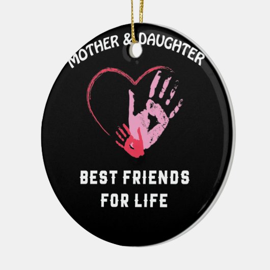 MOEDER EN DOCHTER KERAMISCH ORNAMENT (Links)