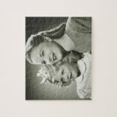 Moeder en dochter legpuzzel (Verticaal)
