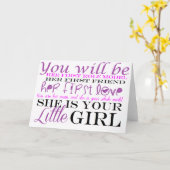 Moeder en dochter: Liefde, het is een meisje! Kaart (Gele Bloem)