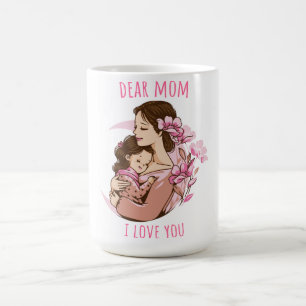 Moeder en dochter liefde magische mok