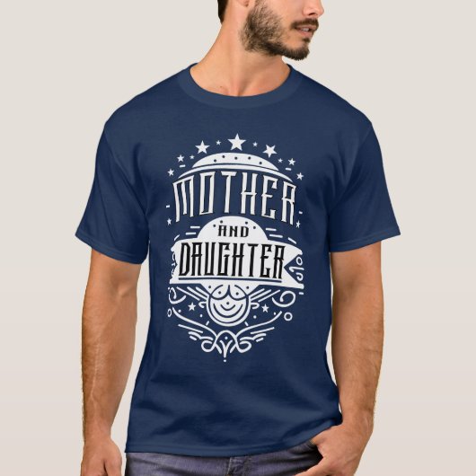 Moeder en dochter liefdevolle band t-shirt (Voorkant)
