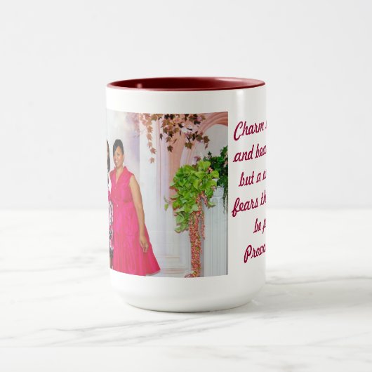 Moeder en dochter Luncheon met Bijbelversie Mok (Midden)