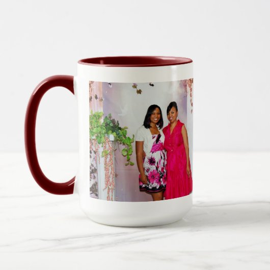 Moeder en dochter Luncheon met Bijbelversie Mok (Links)