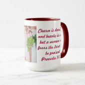 Moeder en dochter Luncheon met Bijbelversie Mok (Voorkant rechts)