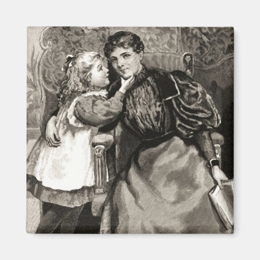 moeder en dochter magneet (Voorkant)